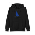 Contemplative Silhouette Hoodie | Blue Figure Graphic Pullover