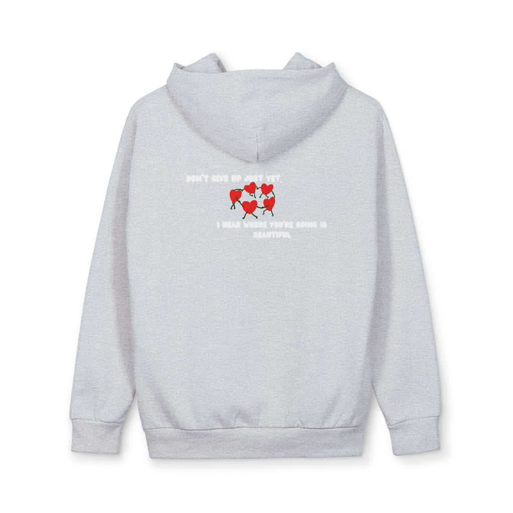 ''Don't give up '' - Oversized hoodie