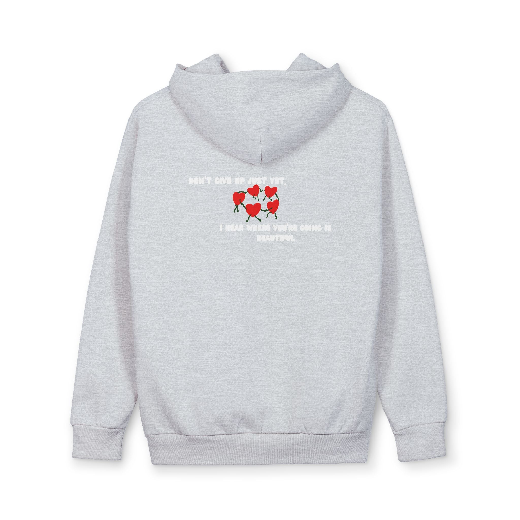 ''Don't give up '' - Oversized hoodie