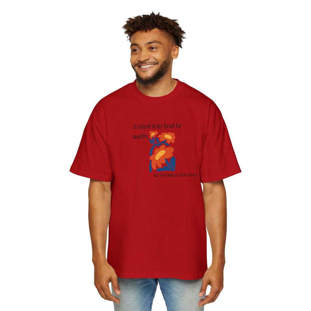 Abstract Floral Illustration T-Shirt | Retro Bloom Graphic Tee