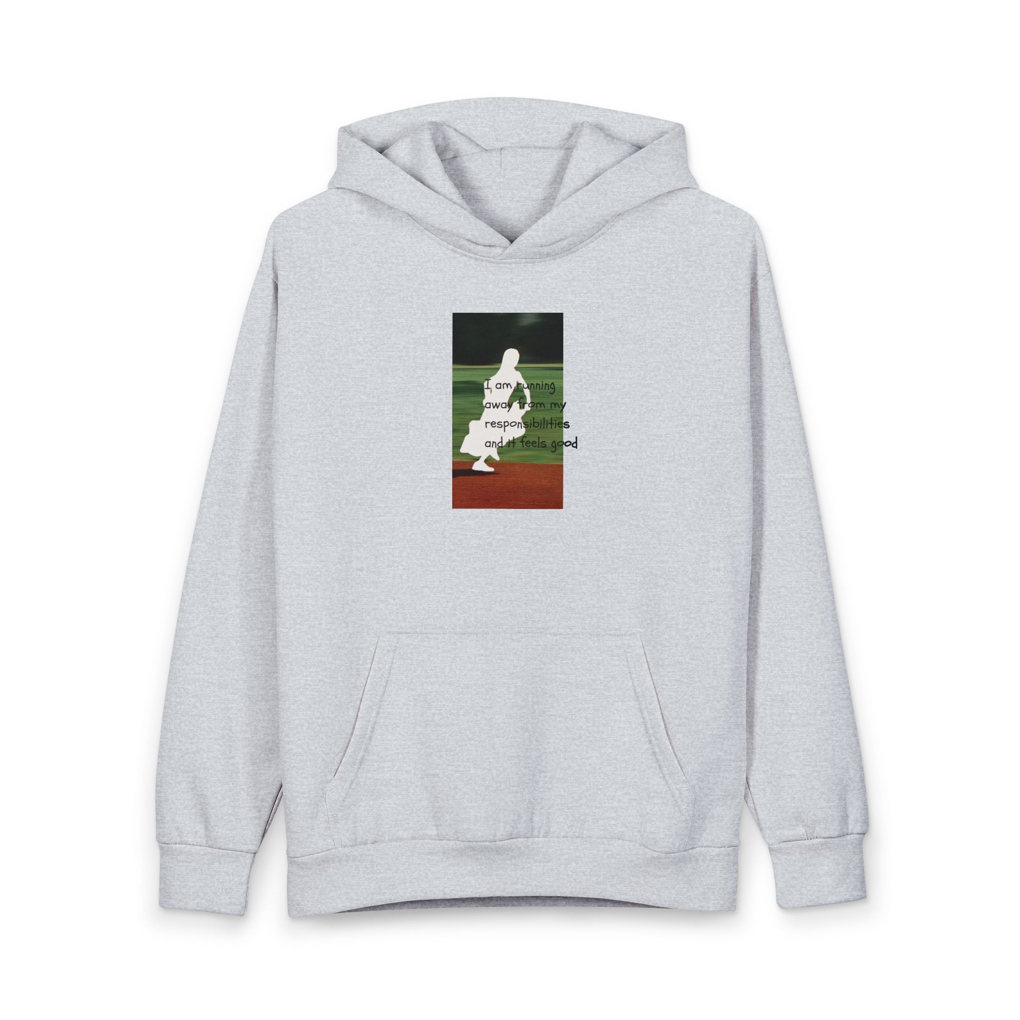 Baseball Player Silhouette Hoodie | Vintage Field Graphic, Sports Apparel