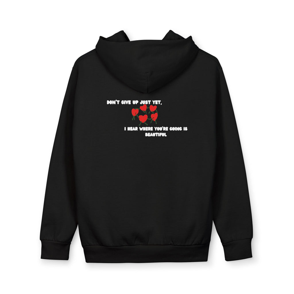 ''Don't give up '' - Oversized hoodie