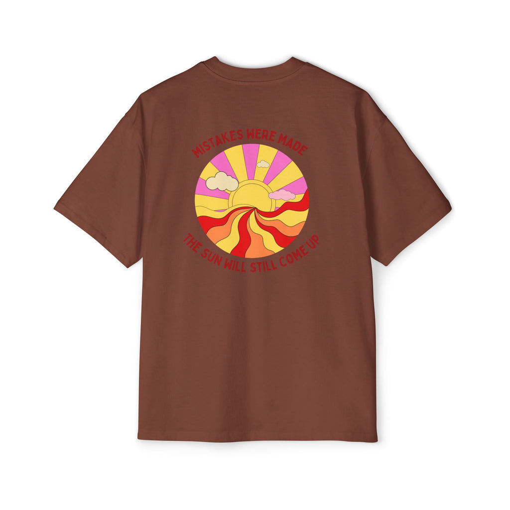 'mistakes happen'-Oversized T-shirt