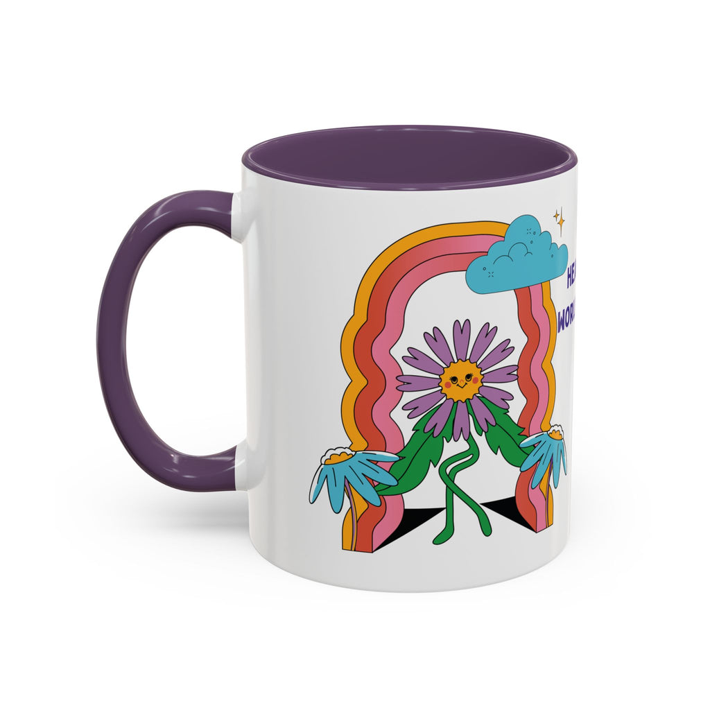 Inspirational Healing Coffee Mug — "Healing in an Unhealed World" Accent Mug