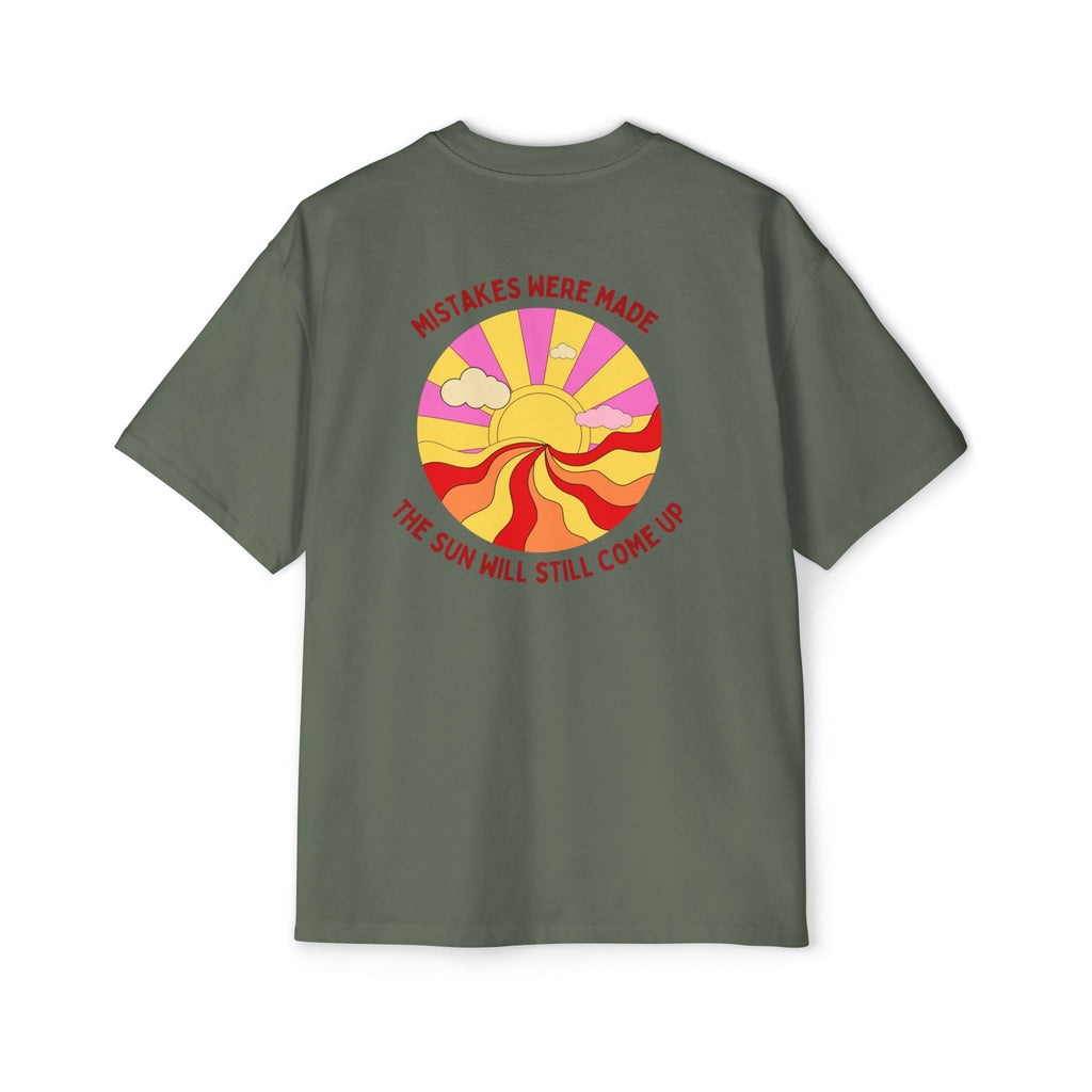 'mistakes happen'-Oversized T-shirt