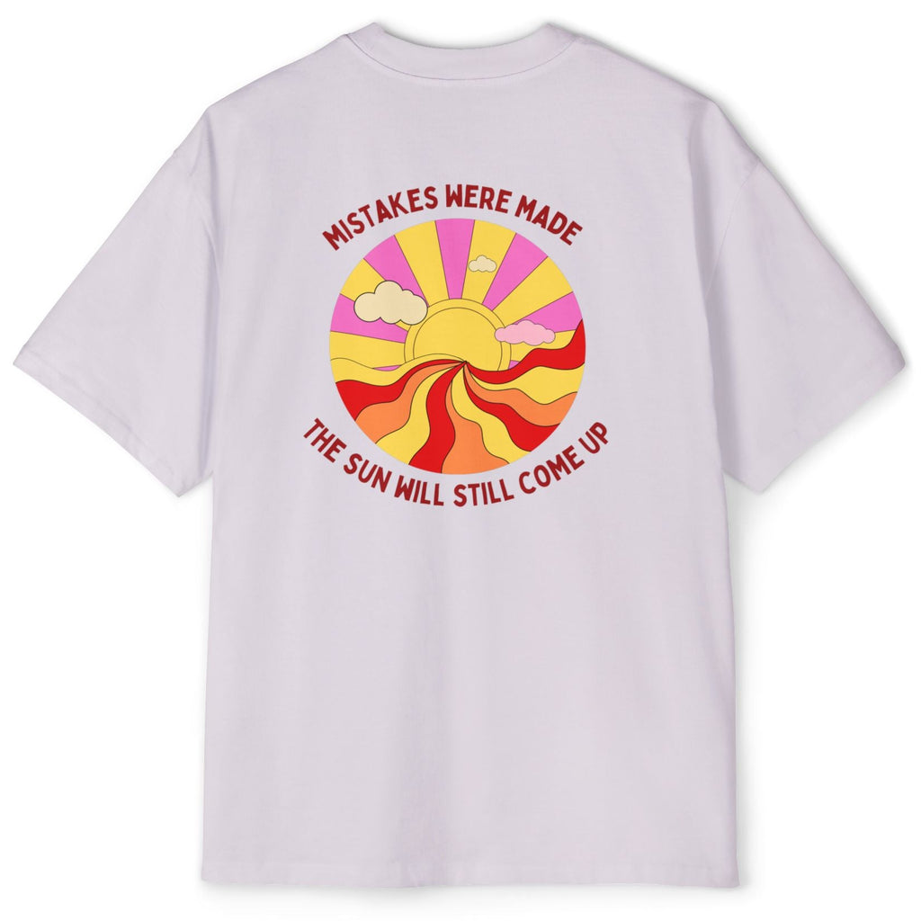 'mistakes happen'-Oversized T-shirt