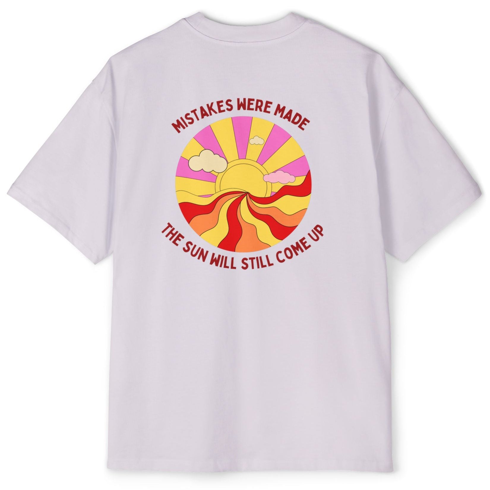 'mistakes happen'-Oversized T-shirt