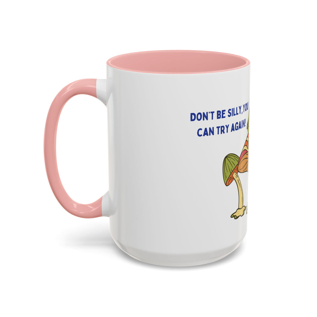 Frog on Mushroom Coffee Mug — "That's What Mornings Are For" Accent Mug