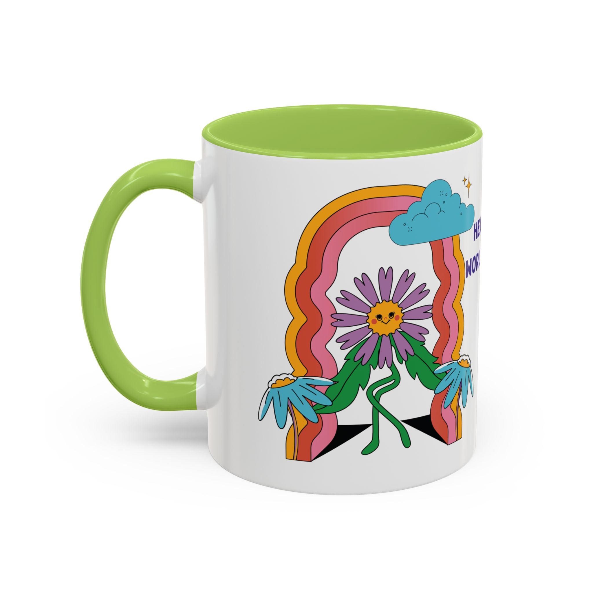 Inspirational Healing Coffee Mug — "Healing in an Unhealed World" Accent Mug