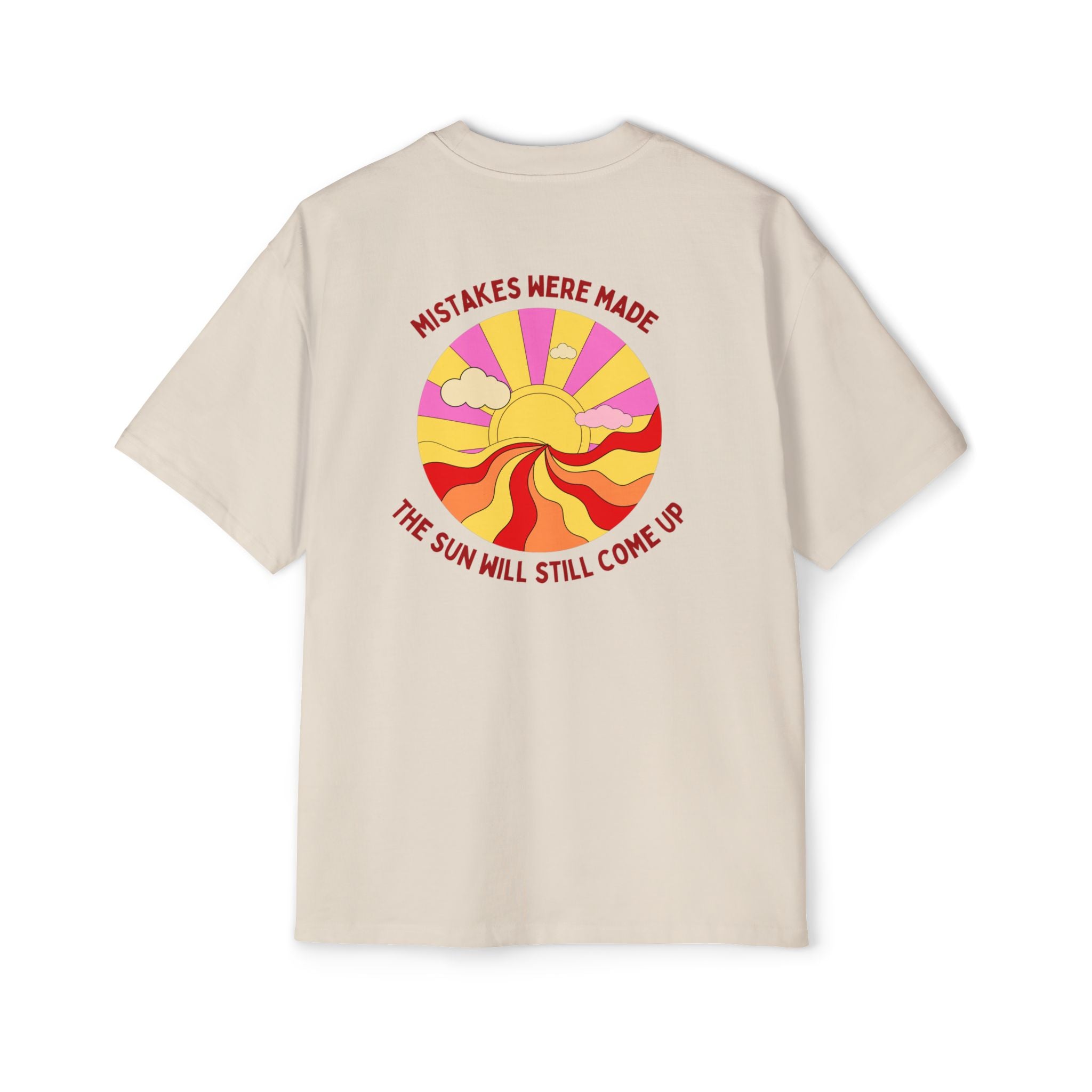 'mistakes happen'-Oversized T-shirt
