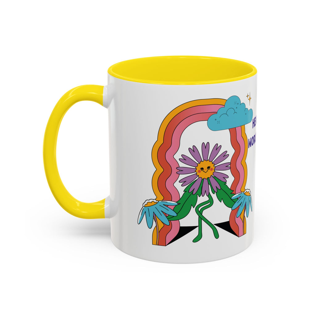 Inspirational Healing Coffee Mug — "Healing in an Unhealed World" Accent Mug
